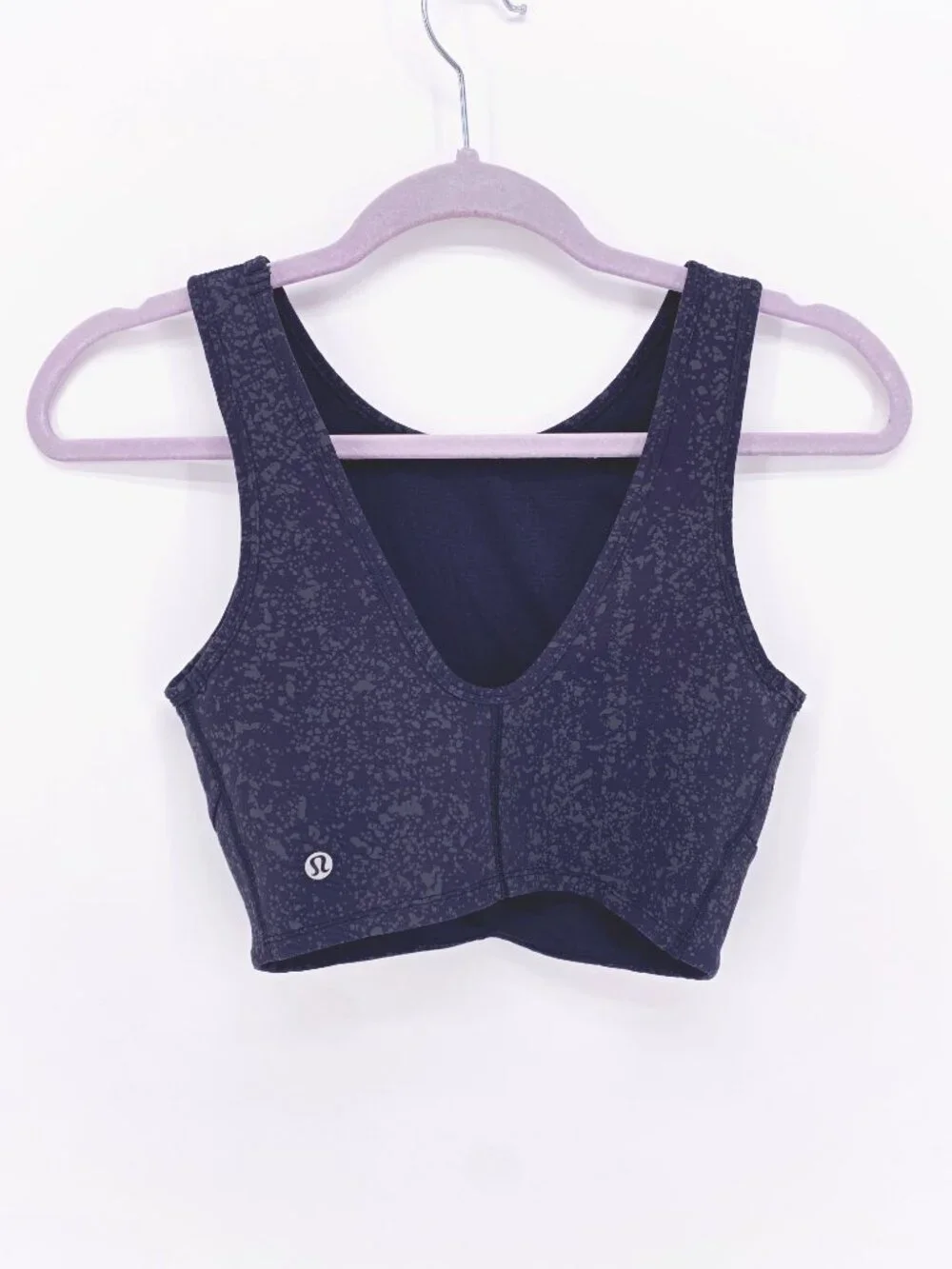 Lululemon x Peloton Energetic Edge Coal Reflective Crop Tank